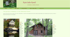 Desktop Screenshot of cabinbythepond.com